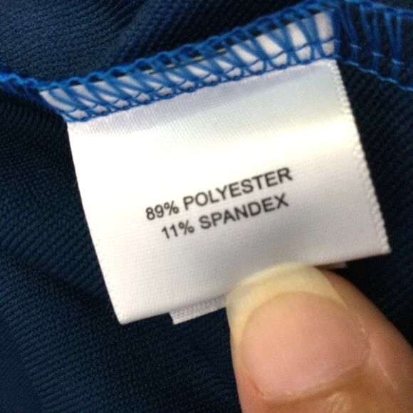 Peter Millar Mock Neck Full Zip Soft Casual Royal Blue Lined Golf Vest Men's L - Picture 8 of 14